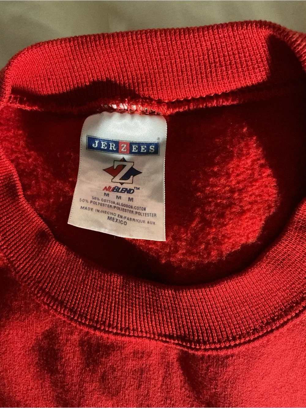 Jerzees solid red